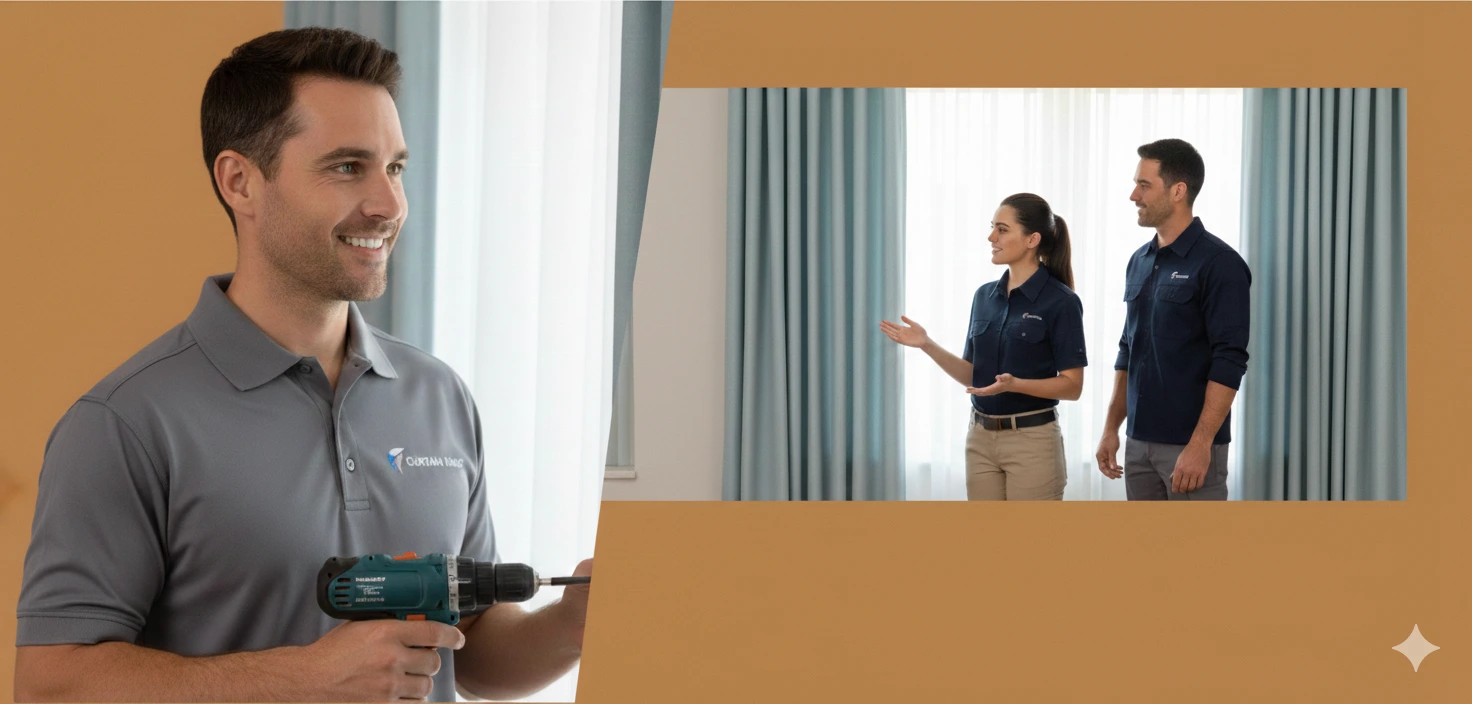 Confección de cortinas